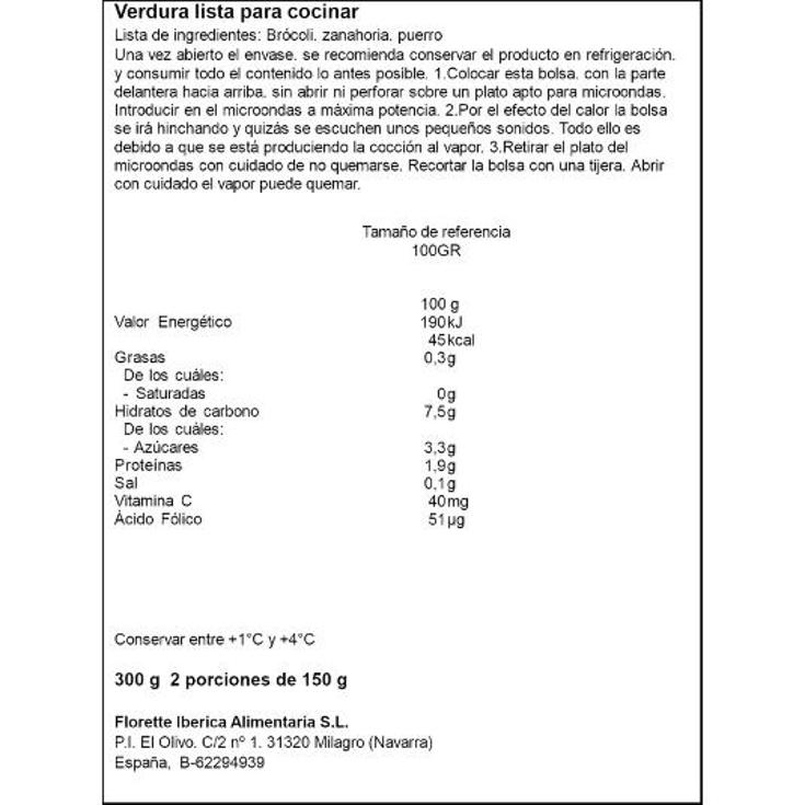 WOK DE VERDURA 6 BANDEJ 250 GR