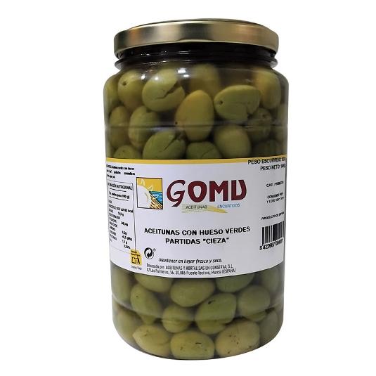 ACEITUNA PARTIDA CIEZA GOMU TARRO 900 GR
