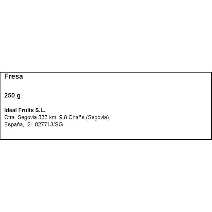 FRESAS TARRINA- BDJA 250 GR
