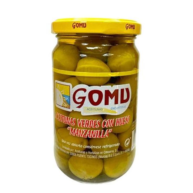 ACEITUNAS MANZANILLA GOMU TARRO 160 GR