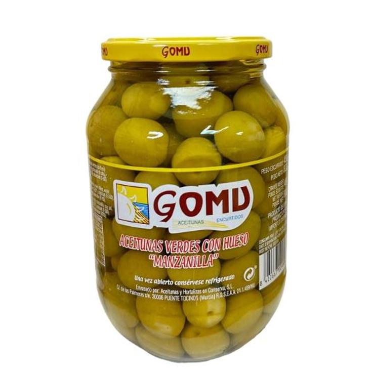 ACEITUNA MANZANILLA GOMU TARRO 480 GR