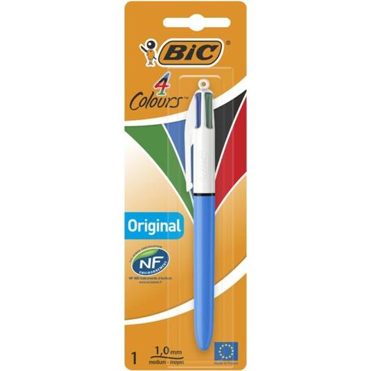 BOLIGRAFO 4 COLORES MEDIUM BIC BLIST 1 UD