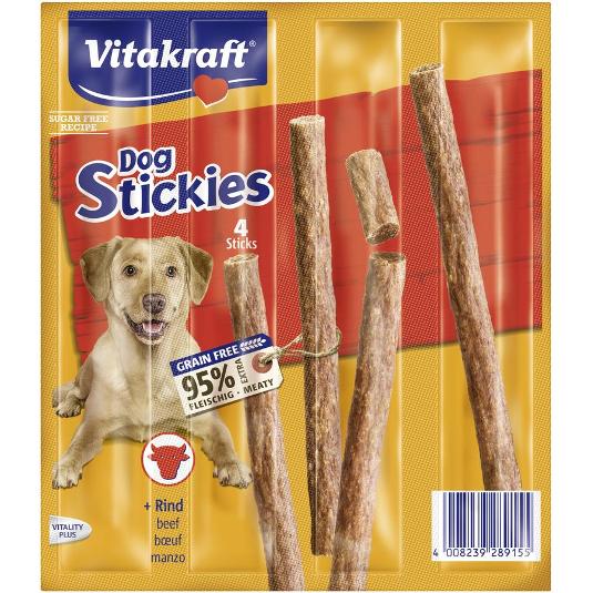 PALITOS MASTICABLES BUEY X4 VITAKRAFT PACK 44 GR