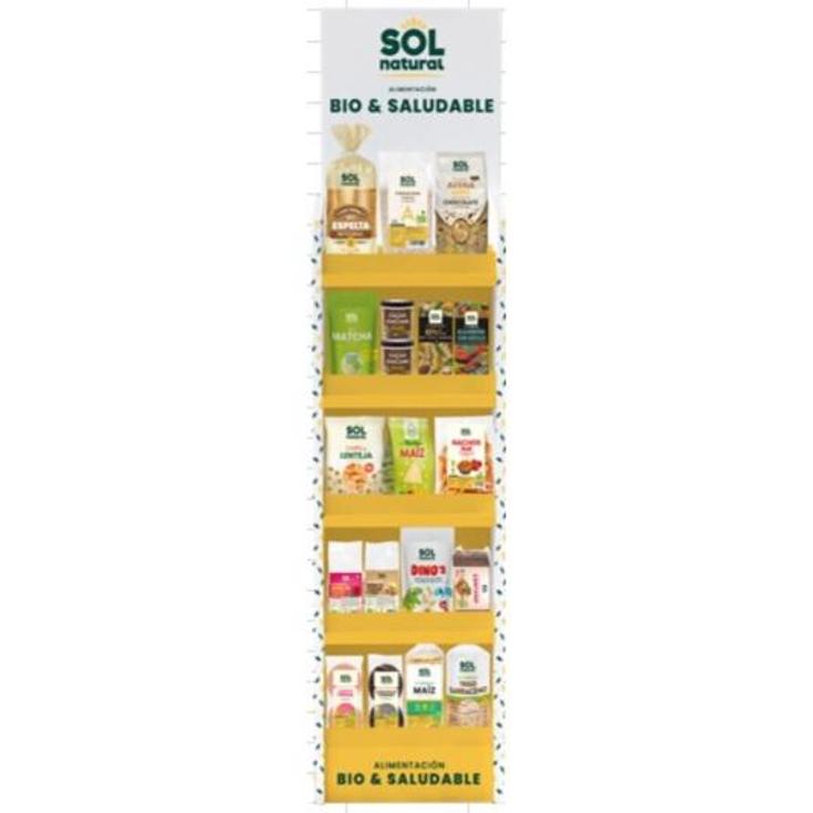 EXPOSITOR PEQUEÑO BIO SOL NATURAL LOTE