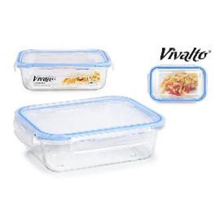 HERMETICO RECTANGULAR INOX CASTEY UNIDAD 820 ML