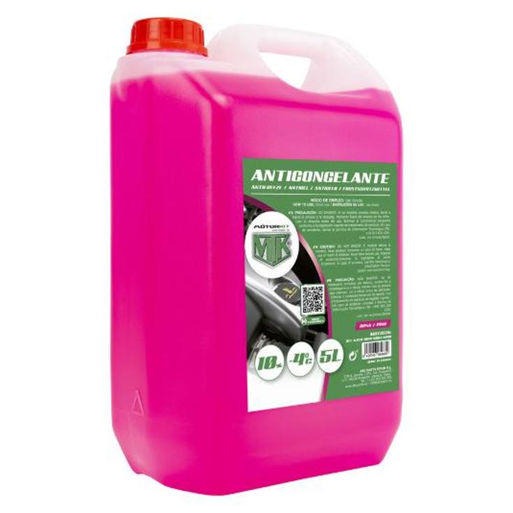 ANTICONGELANTE ROSA 5L. 10% UNID