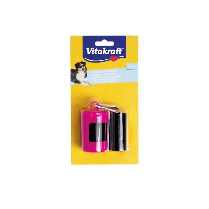 DISPENSADOR BOLSAS PERRO 2X20UD VITAKRAFT UNIDAD 40 UD