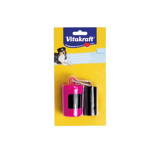 DISPENSADOR BOLSAS PERRO 2X20UD VITAKRAFT UNIDAD 40 UD