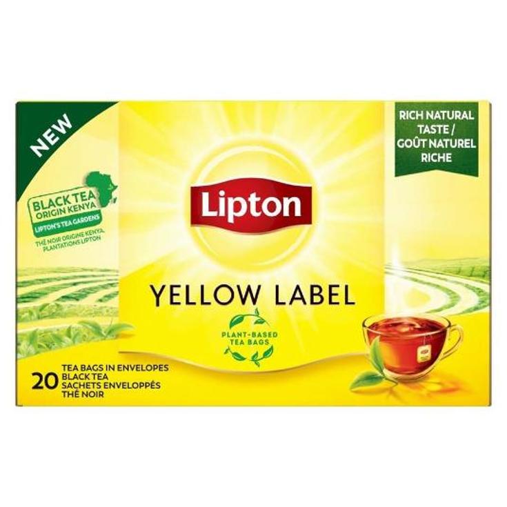 TE YELLOW LABEL LIPTON CAJA 20 UD