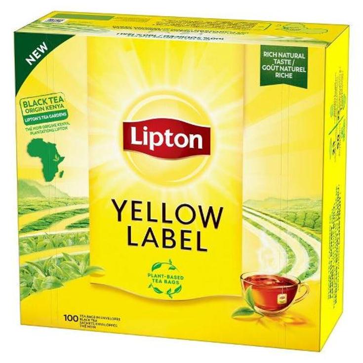 TE YELLOW LABEL LIPTON CAJA 100 UD