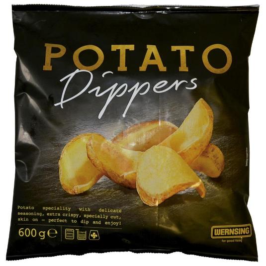 PATATAS DIPPERS C/PIEL WERNSING BOLSA 600 GR