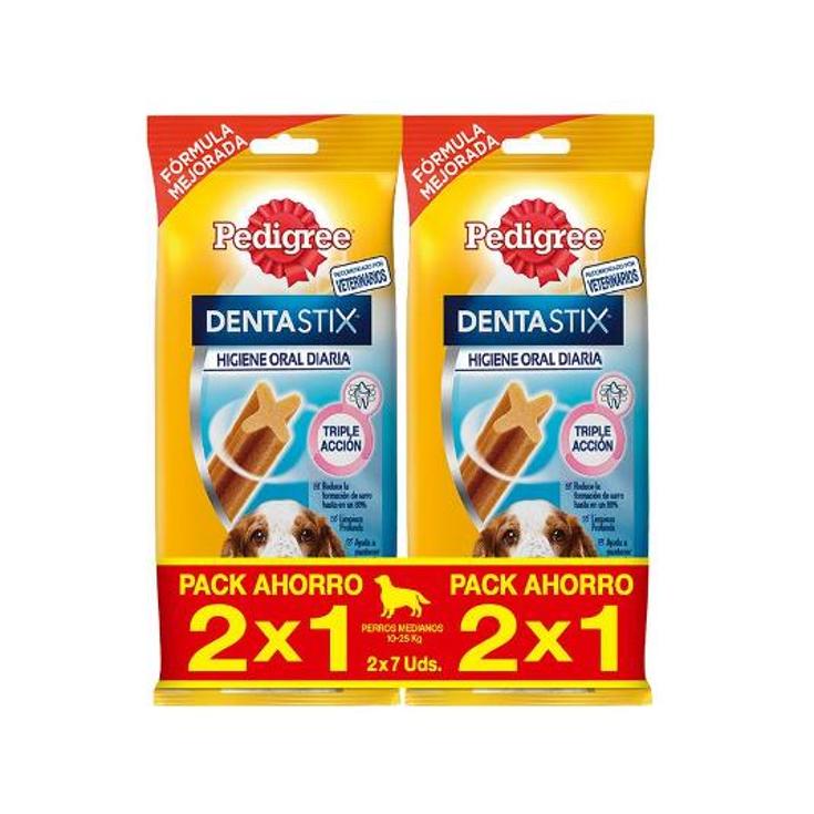 SNACK PERROS DENTASTIX MED.2X1 PEDIGREE PQTE 360 GR