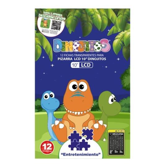 TRANSPARENCIAS ENTRETENIMIENTO DINOJITO PACK 12 UD