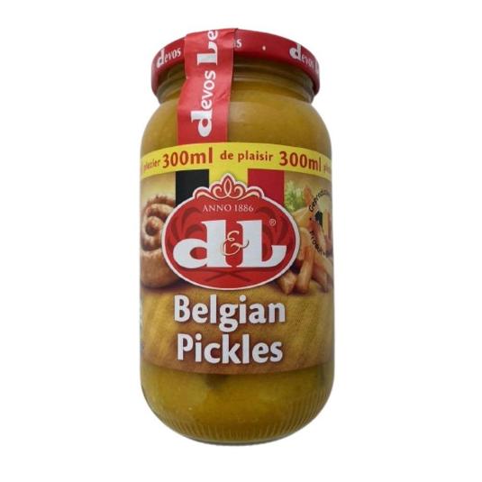 SALSA BELGA PICKLES D L FRASCO 300 UD