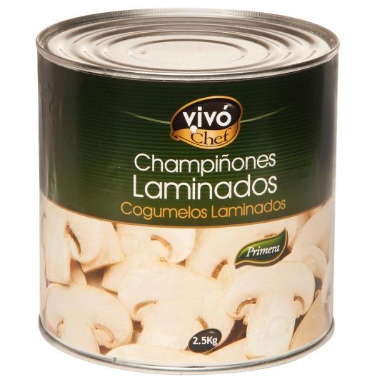 CHAMPIÑON LAMINADO VIVOCHEF LATA 1330 GR