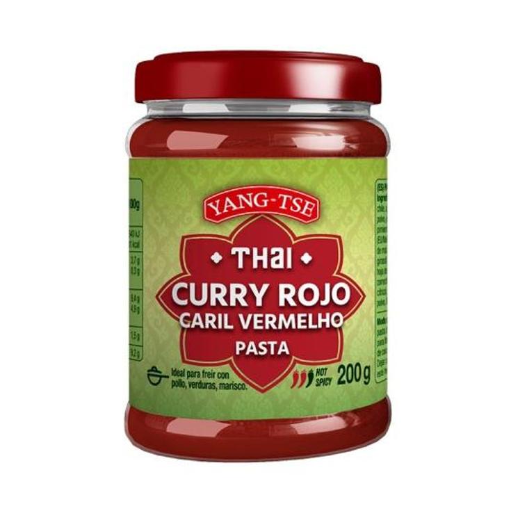 PASTA CURRY ROJO YANG-TSE TARRO 200 GR