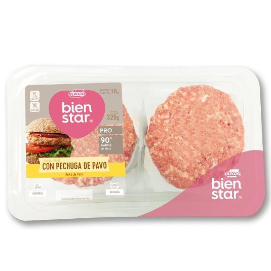 BURGER PAVO BIENSTAR X4 EL POZO BDJA 360 GR