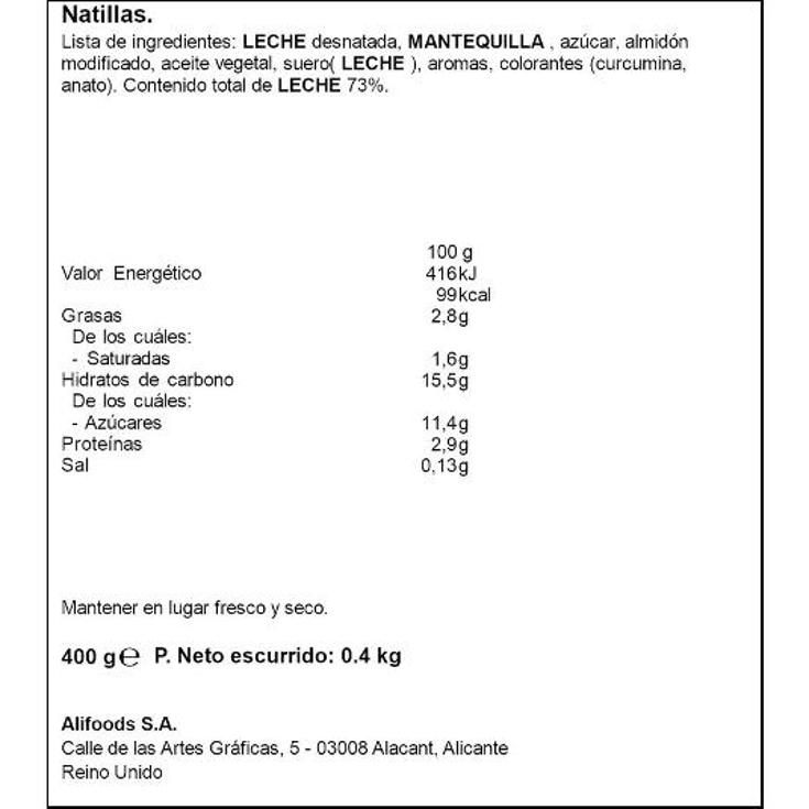 AMBROSIA DEVON CUSTARD AMBROSIA PQTE. 425 GR