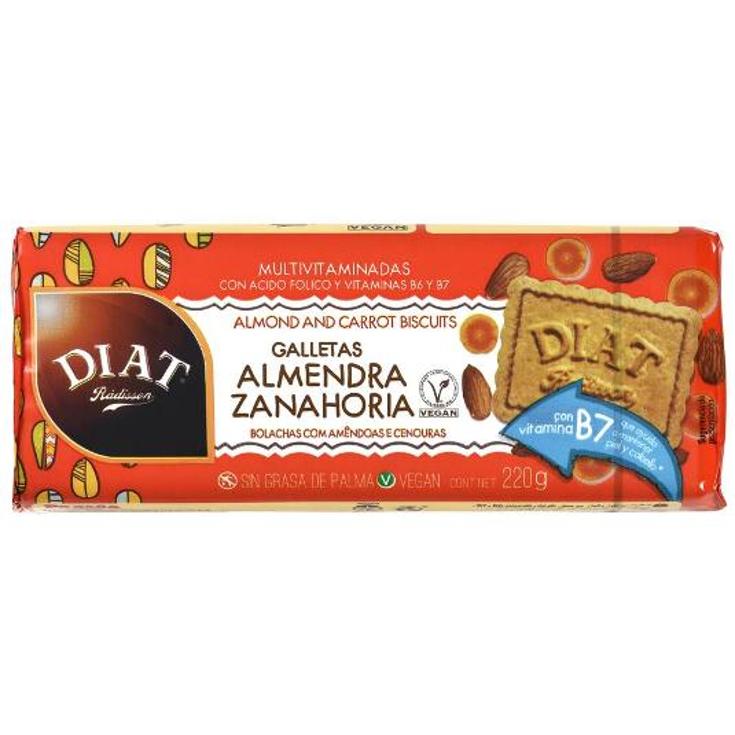 GALLETA ALM/ZANAHORIA DIET PQTE 220 GR