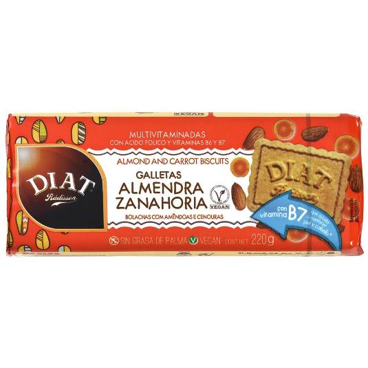 GALLETA ALM/ZANAHORIA DIET PQTE 220 GR