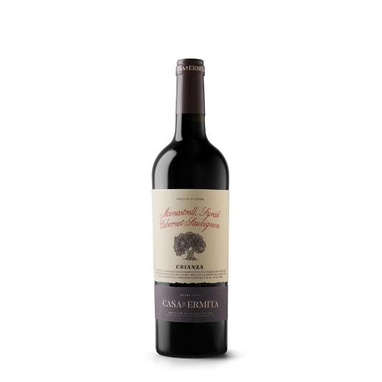 VINO TINTO JUMILLA CRIANZA 14º CASA ERMITA BTLLA 75 CL