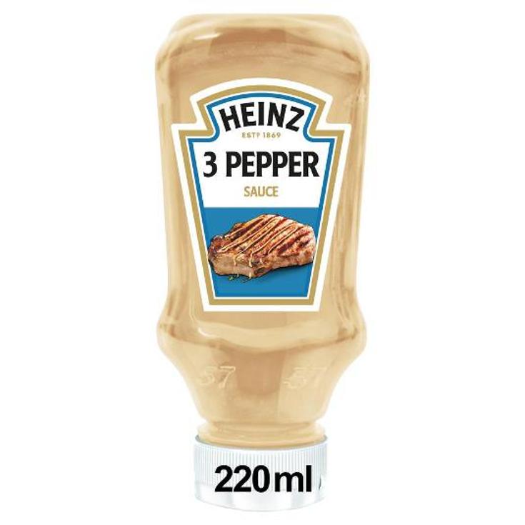 SALSA 3 PIMIENTA HEINZ PET 220 ML