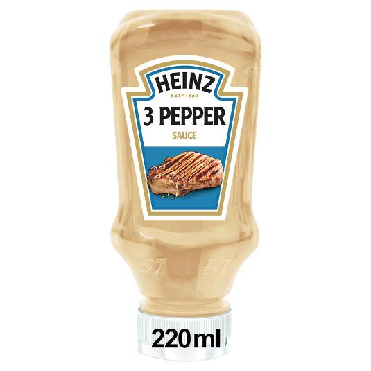 SALSA 3 PIMIENTA HEINZ PET 220 ML