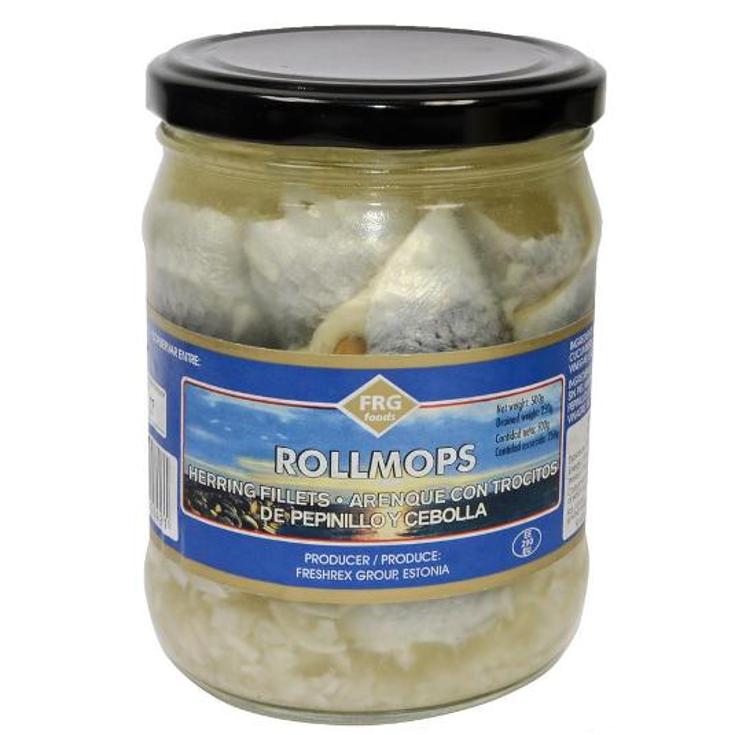 ARENQUE ROLLMOPS C/TROCIT PEPIN FRG FOODS TARRO 250 GR