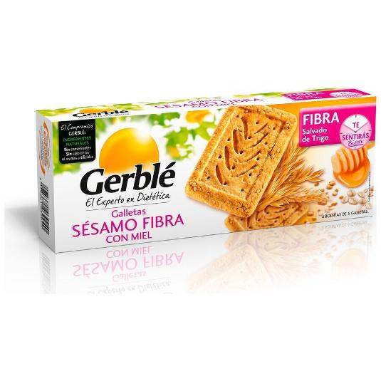 GALLETAS SESAMO BIFIDUS MIEL GERBLE PQTE 200 GR