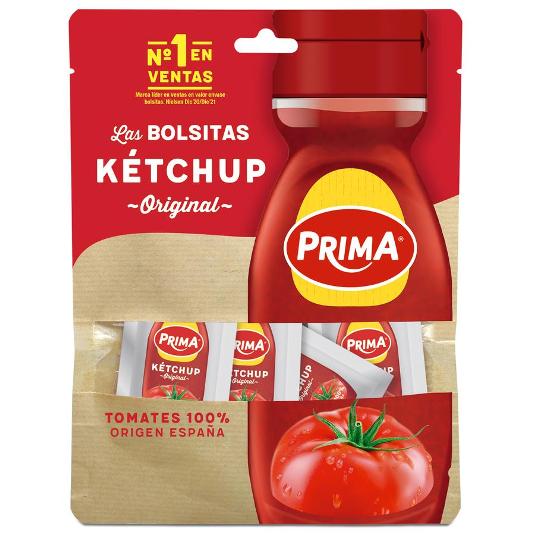 KETCHUP BOLSITA 12X10 GR. PRIMA PQTE 120 GR