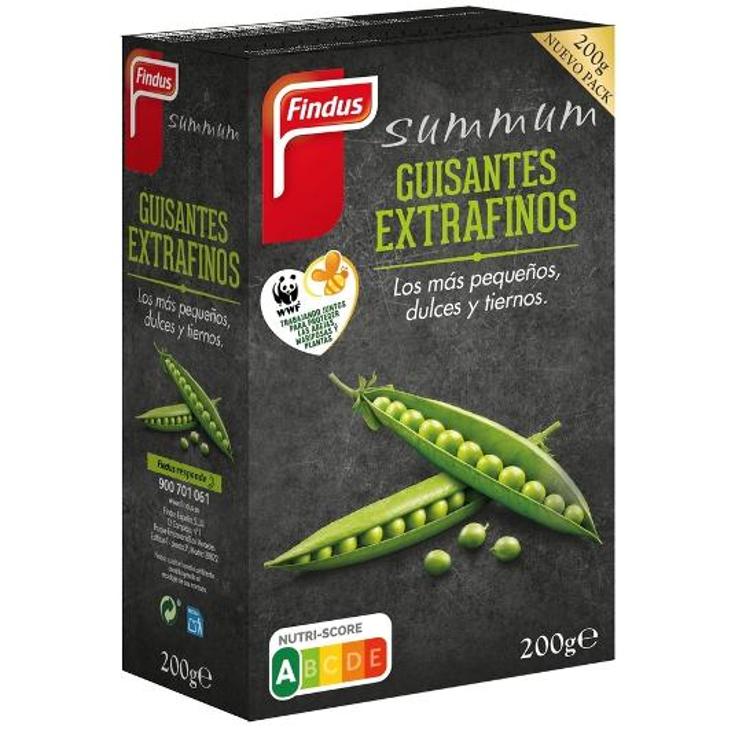 GUISANTES EXTRAFINOS FINDUS ESTUCH 200 GR