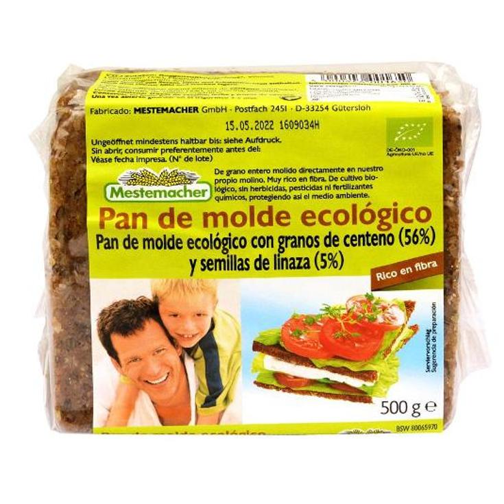 PAN DE LINAZA BIO MESTEMACHER BOLSA 500 GR