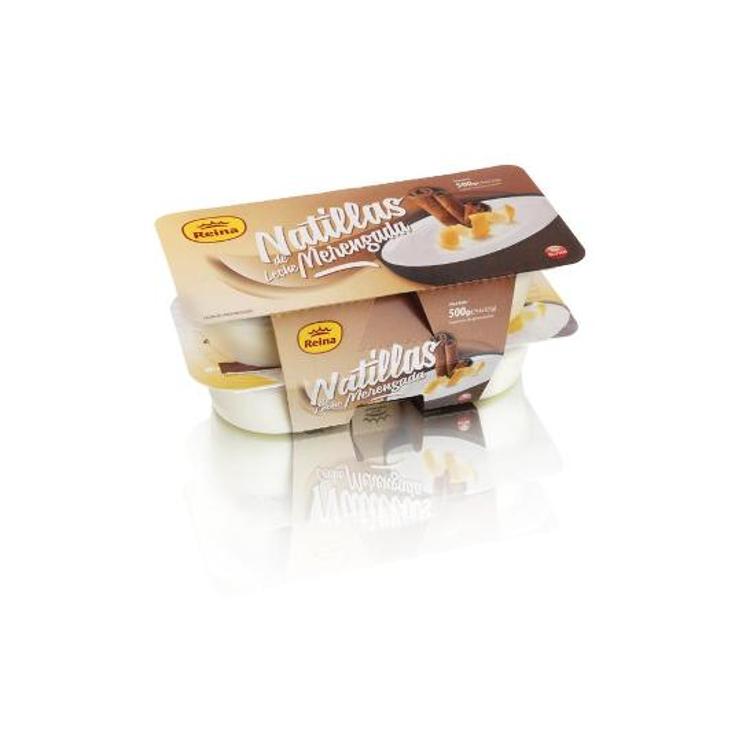 NATILLAS LECHE MERENGADA 4X125 REINA PACK 500 GR