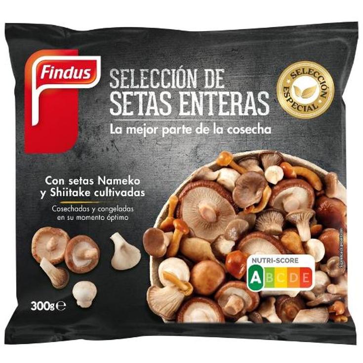 SELECCION DE SETAS ENTERAS FINDUS BOLSA 300 GR