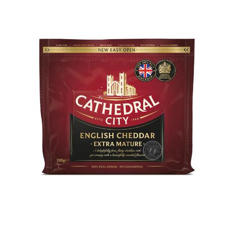 QUESO CHEDDAR EXTRACURADO CATEDRAL SOBRE 250 GR