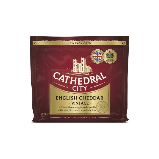 QUESO CHEDDAR VINTAGE CATHEDRAL SOBRE 200 GR