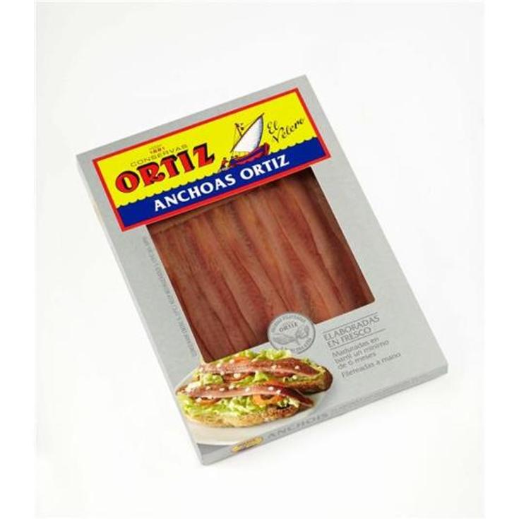 ANCHOA FILETE ACEITE BARQUETA ORTIZ ESTCH 55 GR