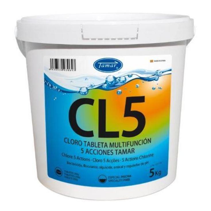 CLORO 5 ACCIONES T.200G MULTIF. TAMAR UNIDAD 5 KG