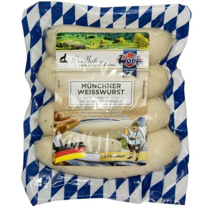 SALCHICHA BOCKWURST WOLF PQTE 240 GR