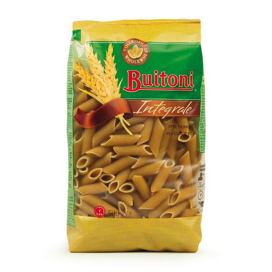 PENNE RIGATE INTEGRALE BUITONI BOLSA 500 GR