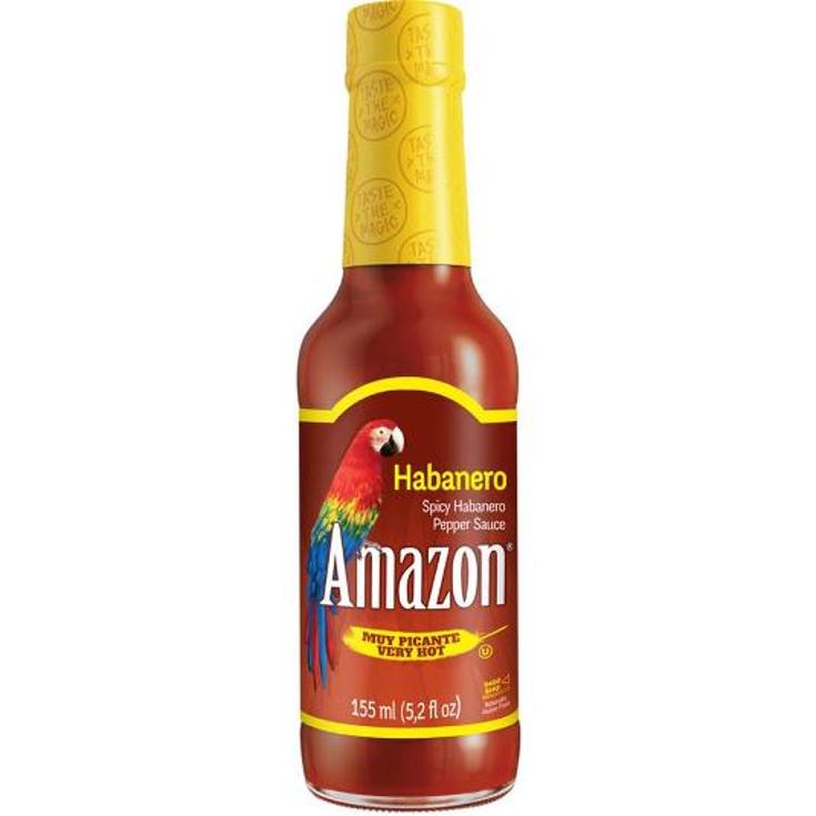 SALSA HABANERO MUY PICANTE AMAZON FRASCO 155 ML