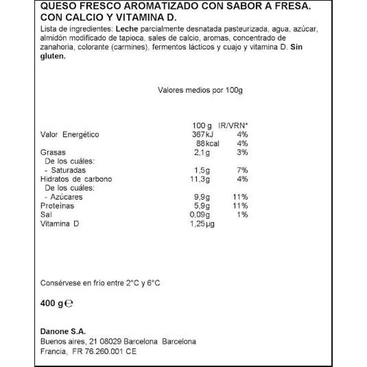 PETIT SUISSE MAXI DANONINO DANONE PACK 400 GR
