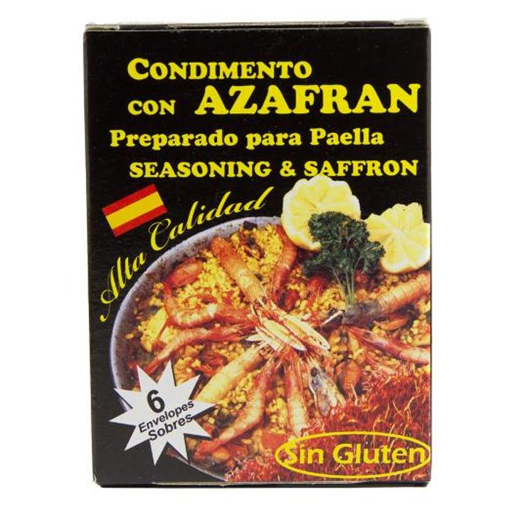 CONDIMENTO AZAFRAN 6 SOBRES SALSAFRAN CAJA 1 UD
