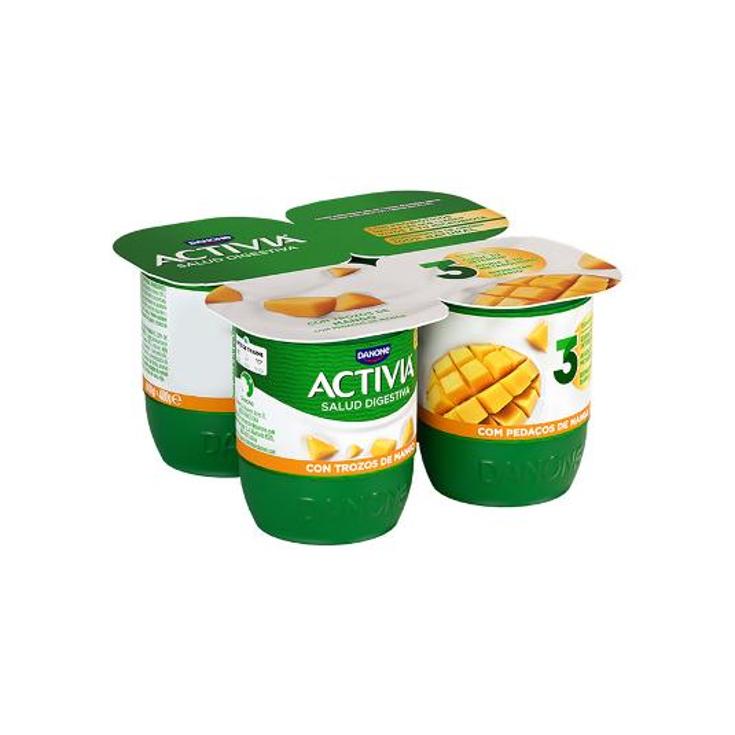 ACTIVIA CON MANGO DANONE PACK 480 GR