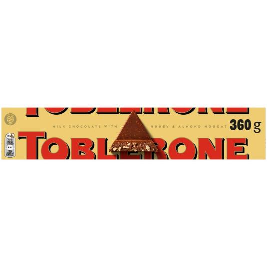 CHOCOLATE TOBLERONE LECHE UNID 360 GR