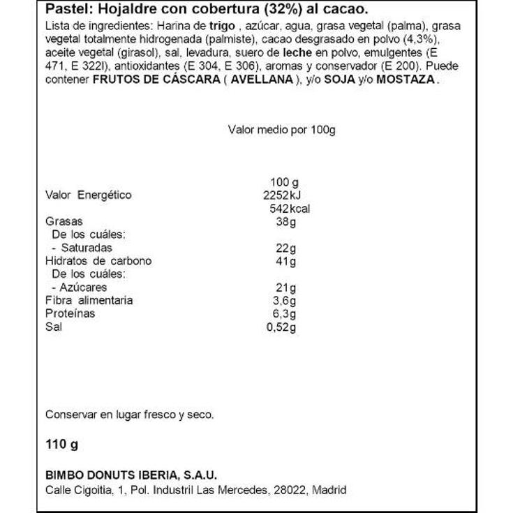 PALMERA RELLENA QE PACK 110 GR