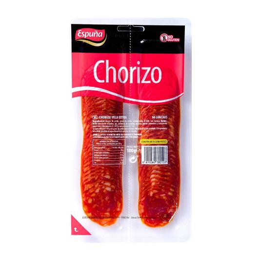 CHORIZO VELA ESPUÑA UNID 100 GR