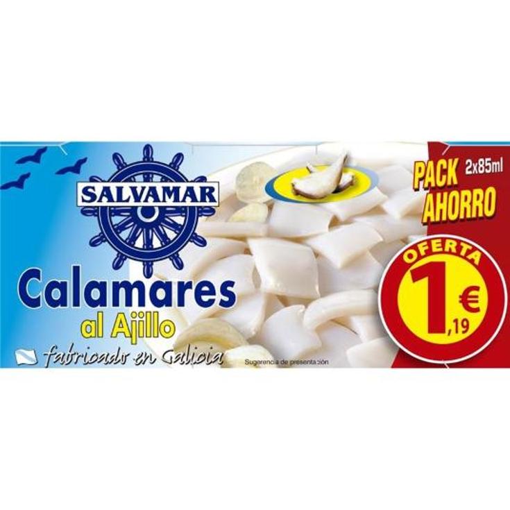 CALAMARES AL AJILLO SALVAMAR PACK-2 102 GR