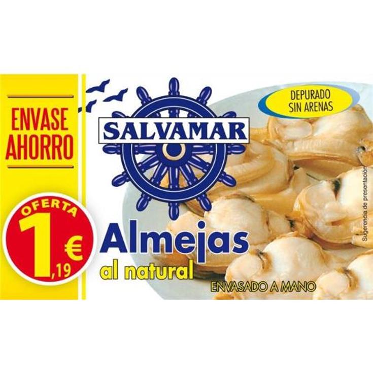 ALMEJAS AL NATURAL SALVAMAR LATA 63 GR