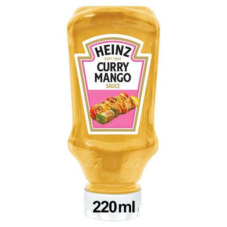 SALSA CURRY CON MANGO HEINZ PET 220 ML